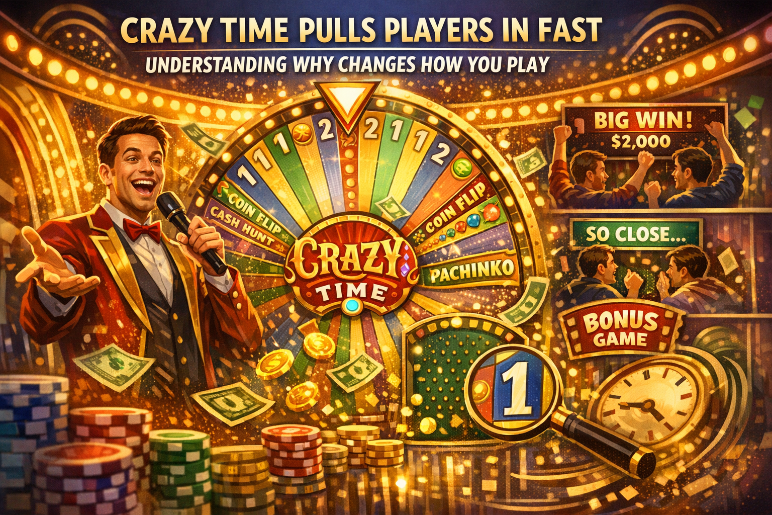 Crazy Time Pulls Players In Fast. Understanding Why Changes How You Play